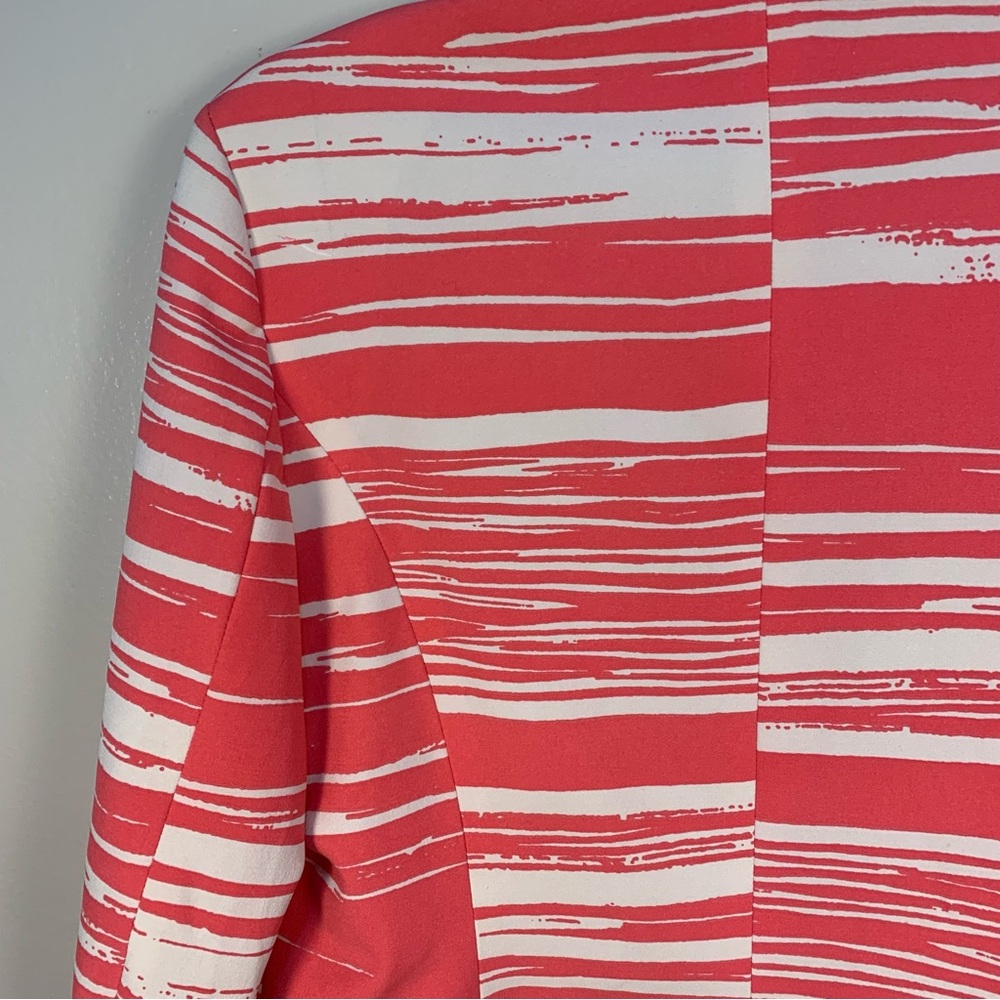 New York & Company Open Front Stripe Blazer Jacket - Picture 11 of 13